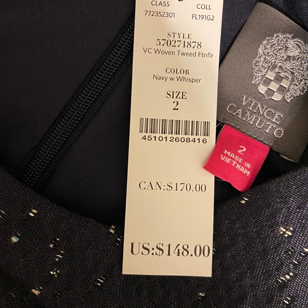 Vince Camino tweed dress - brand new!